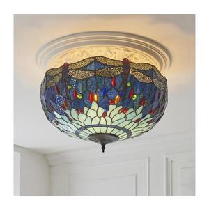Imagine Endon 111899 - Plafonieră Tiffany DRAGONFLY 3xE27/10W/230V, diam. 50 cm
