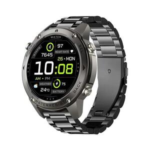 Imagine Aligator AW12BK - Ceas inteligent GPS, baterie 500 mAh, IP69K, negru