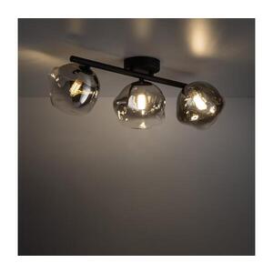 Imagine BRILAGI - Lustru aplicat VULCANO 3xG9/8W/230V negru/negru fumuriu