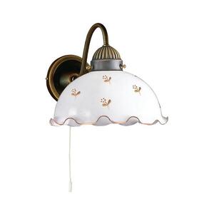Imagine Kolarz 731.61.160 - Lampă de perete NONNA 1xE27/75W/230V, decor floral, aur roz