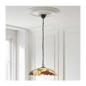 Imagine Endon 112246 - Lustră suspendată pe lanț Tiffany BOTANICA, 1xE27/60W/230V, Ø 45 cm