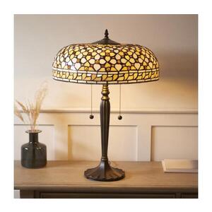Imagine Endon 112178 - Lampă de masă Tiffany MILLE FEUX 2xE14/40W/230V diametru 45 cm