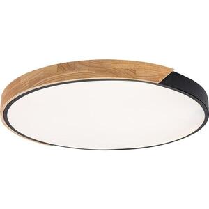 Imagine Rabalux 71418 - Lampă LED de tavan MAPLE2 42W/230V 3000/4000/6500K negru/stejar Ø61 cm