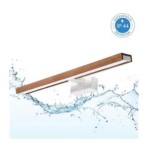 Imagine BRILAGI - LED Iluminare oglindă pentru baie 3 în 1 WOODY MIRROR LED/12W/230V IP44 alb/stejar/cireș