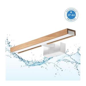 Imagine BRILAGI - Lampă LED pentru oglindă de baie 3 în 1 WOODY MIRROR LED/8W/230V IP44 alb/stejar
