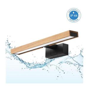 Imagine BRILAGI - Iluminare LED pentru oglindă de baie 3 în 1 WOODY MIRROR LED/8W/230V IP44 negru/stejar
