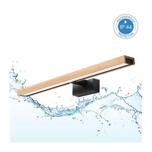 Imagine BRILAGI - Iluminare LED pentru oglindă de baie 3în1 WOODY MIRROR LED/12W/230V IP44 negru/stejar