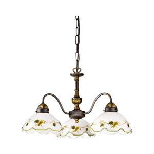 Imagine Kolarz 731.83.110 - Candelabru pe lanț NONNA 3xE27/75W/230V vișiniu
