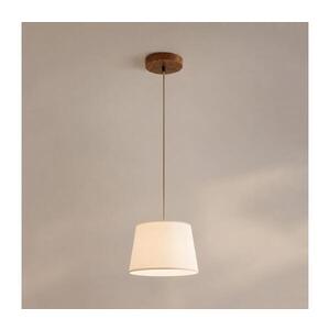 Imagine Candelabru cu cablu AIDA 1xE27/15W/230V Ø 25 cm stejar/crem