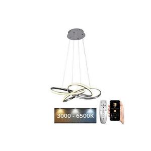 Imagine Lustră LED dimabilă pe cablu LED/65W/230V 3000-6500K gri + telecomandă