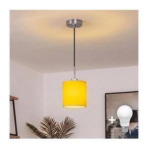 Imagine BRILAGI - Lustră LED suspendată pe cablu NUBILA 1xE27/60W/230V Ø 14 cm negru/galben