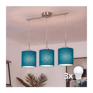 Imagine BRILAGI - Lustră LED suspendată pe cablu NUBILA 3xE27/60W/230V, albastru închis