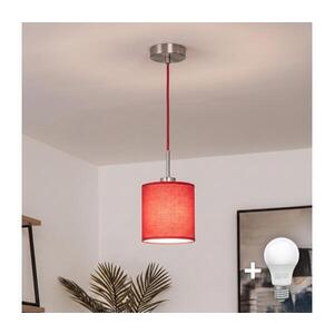 Imagine BRILAGI - lustră LED suspendată pe cablu NUBILA 1xE27/60W/230V, diam. 14 cm, roșie