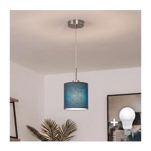 Imagine BRILAGI - Lustră LED cu cablu NUBILA 1xE27/60W/230V Ø 14 cm albastru închis