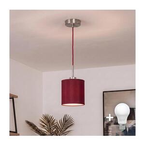 Imagine BRILAGI - Lustră LED suspendată pe cablu NUBILA 1xE27/60W/230V diam. 14 cm roșu pompeian