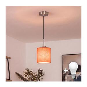 Imagine BRILAGI - Lustră LED suspendată pe cablu NUBILA 1xE27/60W/230V Ø 14 cm negru/portocaliu