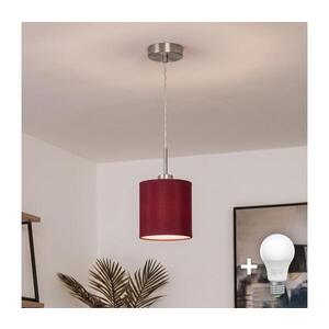 Imagine BRILAGI - Lustră LED suspendată pe cablu NUBILA 1xE27/60W/230V Ø 14 cm roșu pompeian