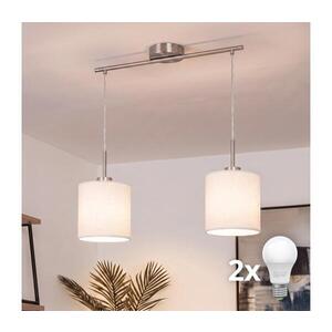 Imagine BRILAGI - Candelabru LED suspendat pe cablu NUBILA 2xE27/60W/230V alb