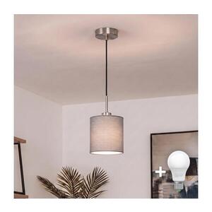 Imagine BRILAGI - Lustru LED suspendat pe cablu NUBILA 1xE27/60W/230V Ø 14 cm negru/gri deschis