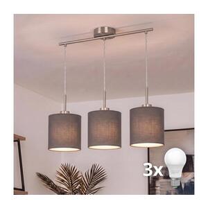 Imagine BRILAGI - Candelabru LED suspendat pe cablu NUBILA, 3xE27/60W/230V, antracit