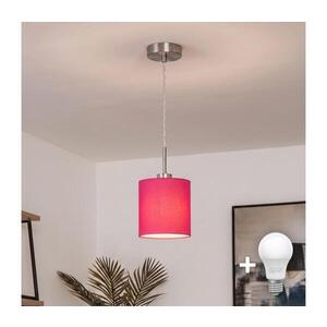 Imagine BRILAGI - Lustră LED pe cablu NUBILA 1xE27/60W/230V Ø 14 cm roz