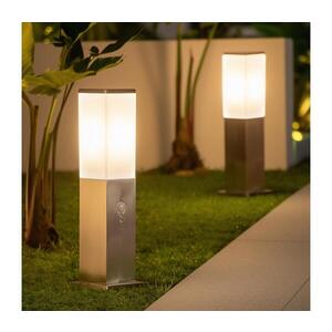 Imagine BRILAGI - Lampă de exterior cu senzor NOVA 1xE27/15W/230V, 40 cm, IP44, crom mat