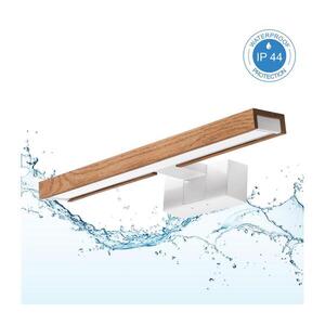 Imagine BRILAGI - Iluminare LED pentru oglindă de baie 3-în-1 WOODY MIRROR LED/8W/230V IP44 alb/stejar cireș