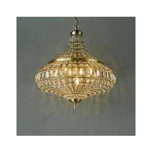 Imagine Där Lighting ASM0675 - Candelabru suspendat pe lanț ASMARA 6xE14/40W/230V din alamă