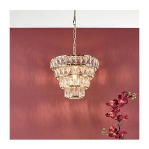 Imagine Där Lighting CER0135 - Candelabru pe lanț CERYS 1xE27/60W/230V auriu