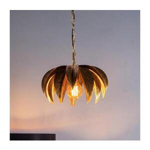 Imagine Där Lighting CAR0135 - Candelabru cu lanț CARA 1xE27/60W/230V auriu