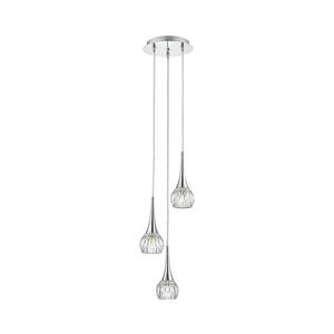 Imagine Där Lighting LYA0350 - Lustru suspendat pe cablu LYALL 3xG9/40W/230V crom lucios