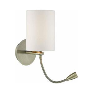 Imagine Där Lighting FET0775 - Aplică LED de perete FETA 1xE27/60W/230V + LED/1W alamă