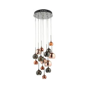 Imagine Där Lighting AUR1564 - Lustru suspendat pe cablu AURELIA 15xG4/10W/230V