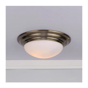 Imagine Där Lighting BAR5275 - Plafonieră pentru baie BARCLAY 1xE27/60W/230V, Ø 31 cm, alamă