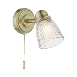 Imagine Där Lighting CED0775 - Lampă de perete pentru baie CEDRIC, 1xG9/25W/230V, IP44, din alamă