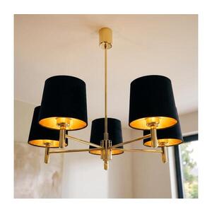 Imagine BRILAGI - Lustră pe tijă MONTE 5xE27/60W/230V negru/auriu