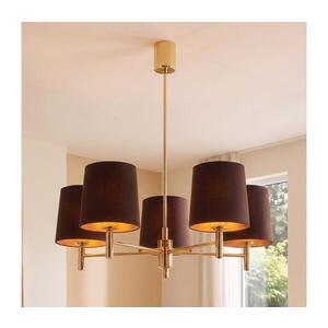 Imagine BRILAGI - Lustră pe tijă MONTE 5xE27/60W/230V maro/auriu