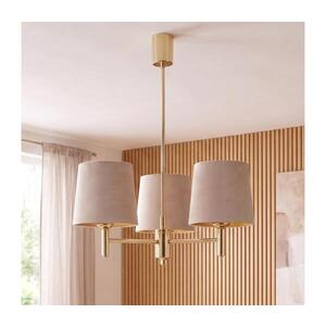Imagine BRILAGI - Lustru pe tijă MONTE 3xE27/60W/230V bej/auriu