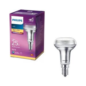 Imagine Bec LED cu reflector Philips R50, soclu E14, 1, 4 W, 230 V, 2700 K