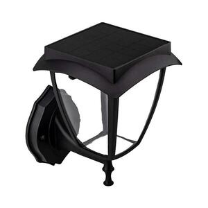 Imagine Lampă solară de perete LED/2W/3, 7V 3000/6000K IP65 2200 mAh neagră