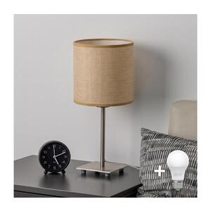 Imagine BRILAGI - Lampă LED de masă NUBILA 1xE27/60W/230V maro deschis