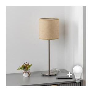 Imagine BRILAGI - lampă de masă LED NUBILA 1xE27/60W/230V maro deschis