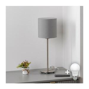 Imagine BRILAGI - Lampă de masă LED NUBILA 1xE27/60W/230V, gri deschis