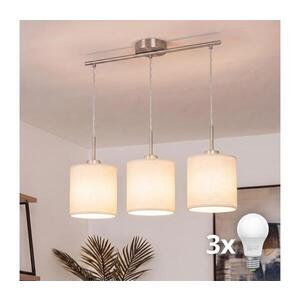 Imagine BRILAGI - Pendul LED pe cablu NUBILA 3xE27/60W/230V crem