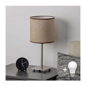 Imagine BRILAGI - Lampă de masă LED NUBILA 1xE27/60W/230V maro
