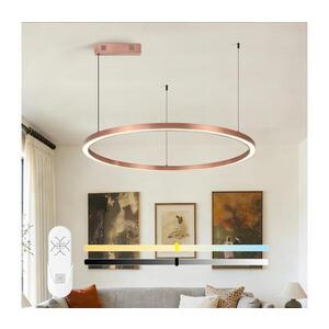 Imagine NEO 07327L - Lustru LED dimabil pe cablu FINO 55W/230V 80 cm roz auriu Tuya+telecomandă