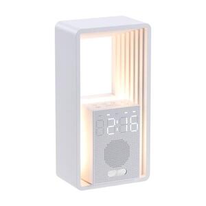 Imagine 09113L - Lampă de birou LED cu ceas deșteptător și încărcare CALM LED/3, 5W/5V