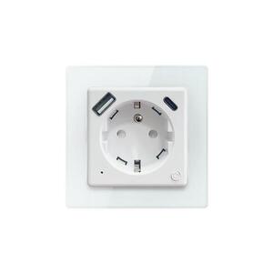 Imagine NEO 07544L - Priză inteligentă tip E 16A/230V + 1xUSB-A+1xUSB-C PD 20W Wi-Fi