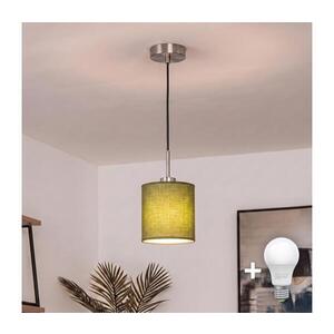 Imagine BRILAGI - Lustră LED suspendată pe cablu NUBILA 1xE27/60W/230V Ø 14 cm negru/verde