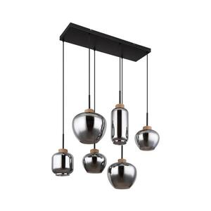 Imagine Globo 15549-6H - Lustru suspendat pe cablu MATT 6xE27/40W/230V, negru